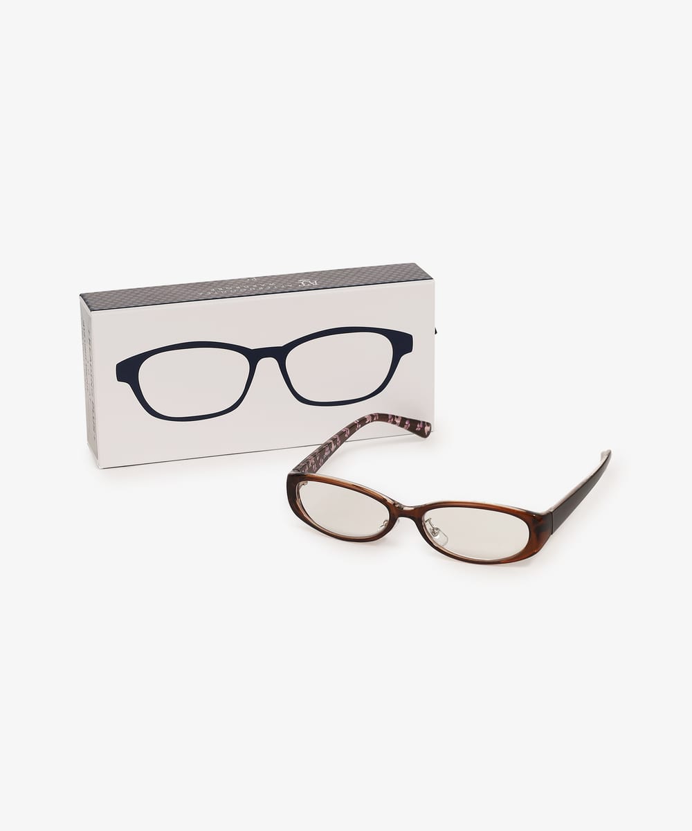 ファッション小物 キャット柄リーディンググラス/老眼鏡/ブルーライトカット/UVカット