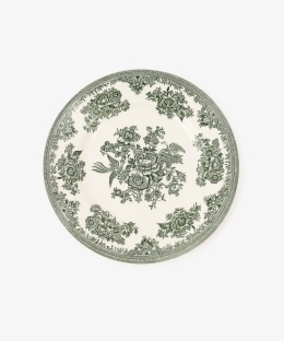 プレート17.5cm/グリーンアジアティックフェザンツ/Burleigh