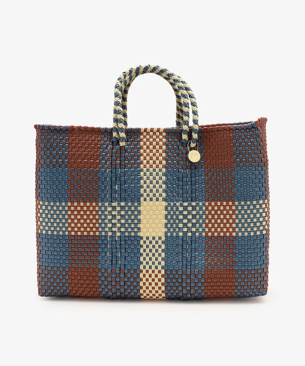トートバッグ メルカドバッグS/3 COLORS CHECK/Letra