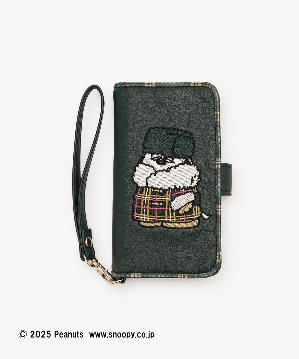 スマホケース・アクセサリー ブック型iPhone8/7/SE3・2ケース/PEANUTS/Afternoon Tea Original Tartans