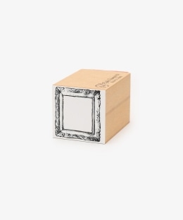 四角い額スタンプ/gobe stamp