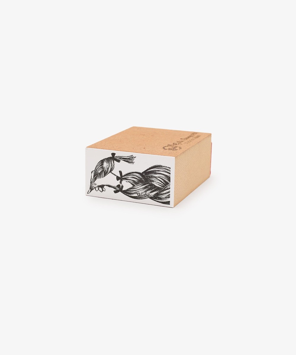 文房具・ステーショナリー小物 三つ編みスタンプ/ペン/gobe stamp