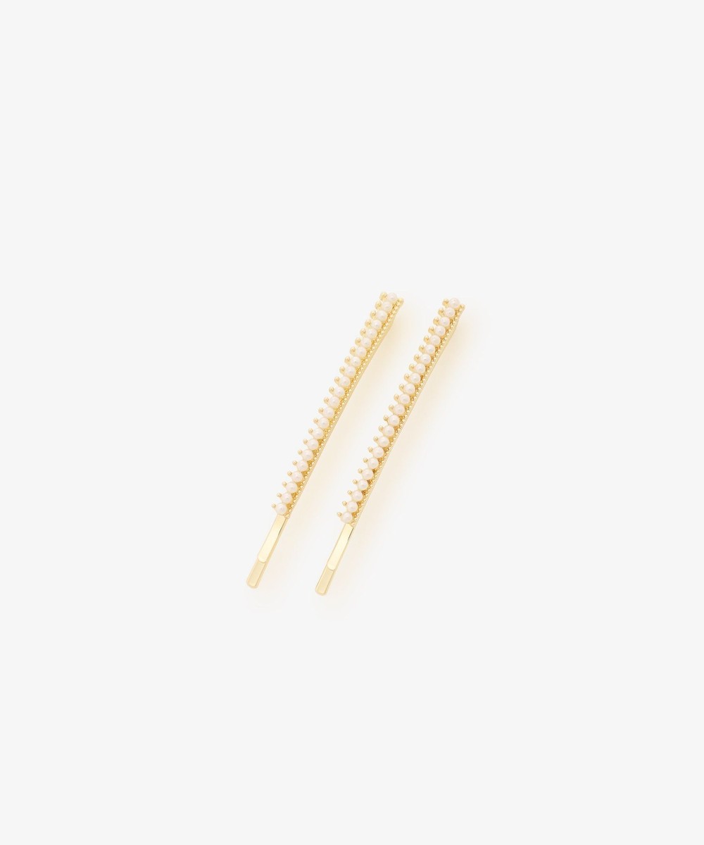 ヘアアクセサリー 樹脂パールヘアピン
