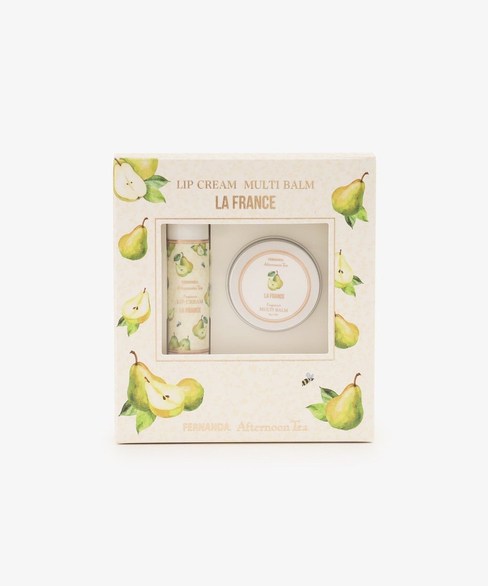フェイスケア・ヘアケア・ボディケア ラ・フランスリップクリーム&マルチバームセット/Fragrance of FERNANDA