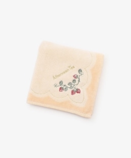 イチゴ刺繍ミニタオル