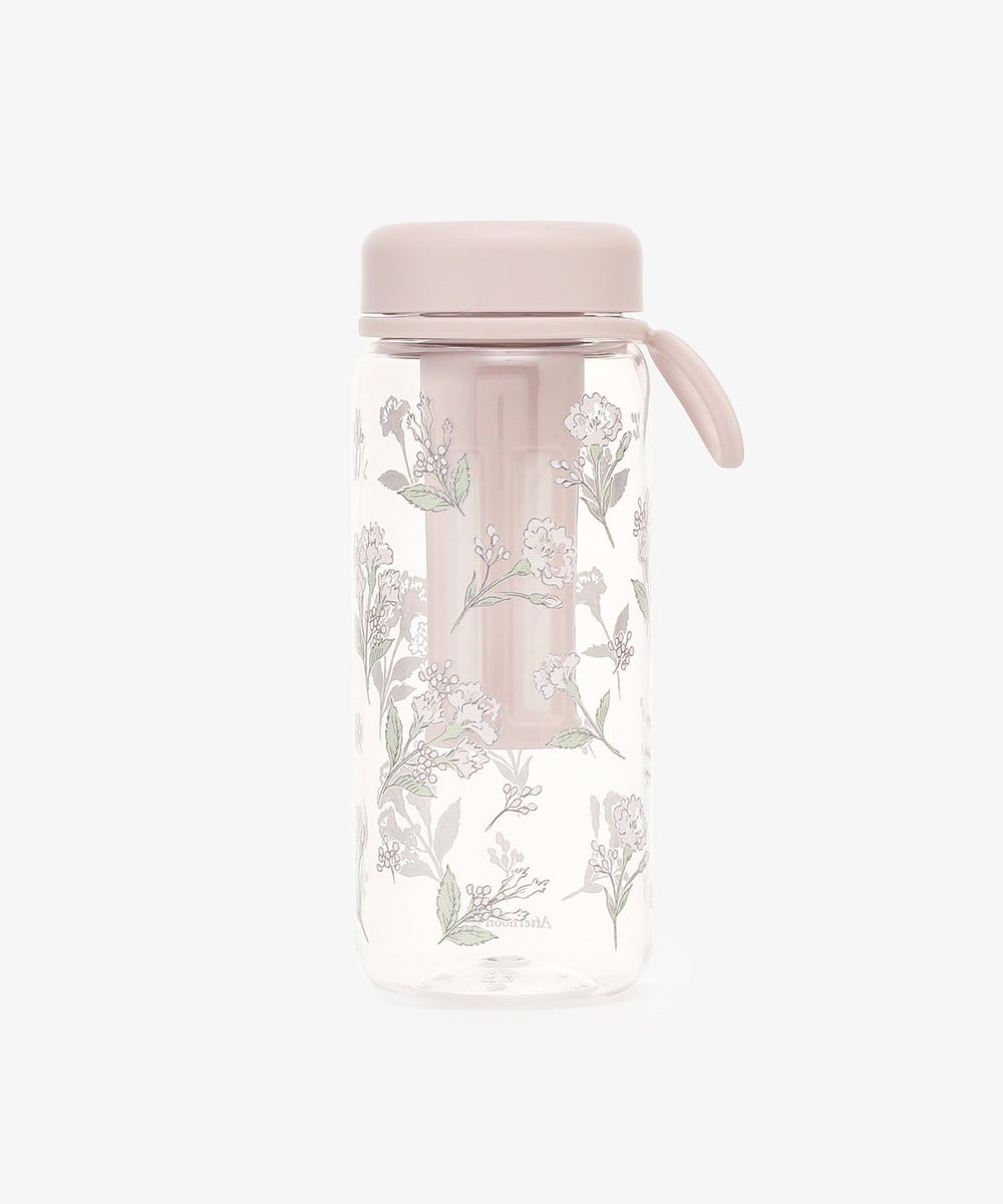 ステンレスボトル・ステンレスマグ・水筒 フラワーアート茶漉し付きクリアボトル 550ml