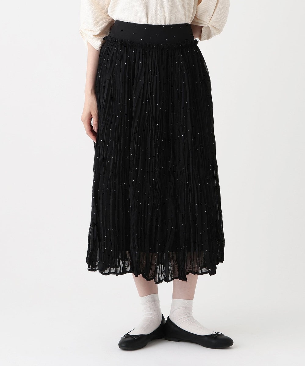 パンツ・スカート ミニドットプリーツスカート
