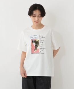 プリントTシャツ/CAT