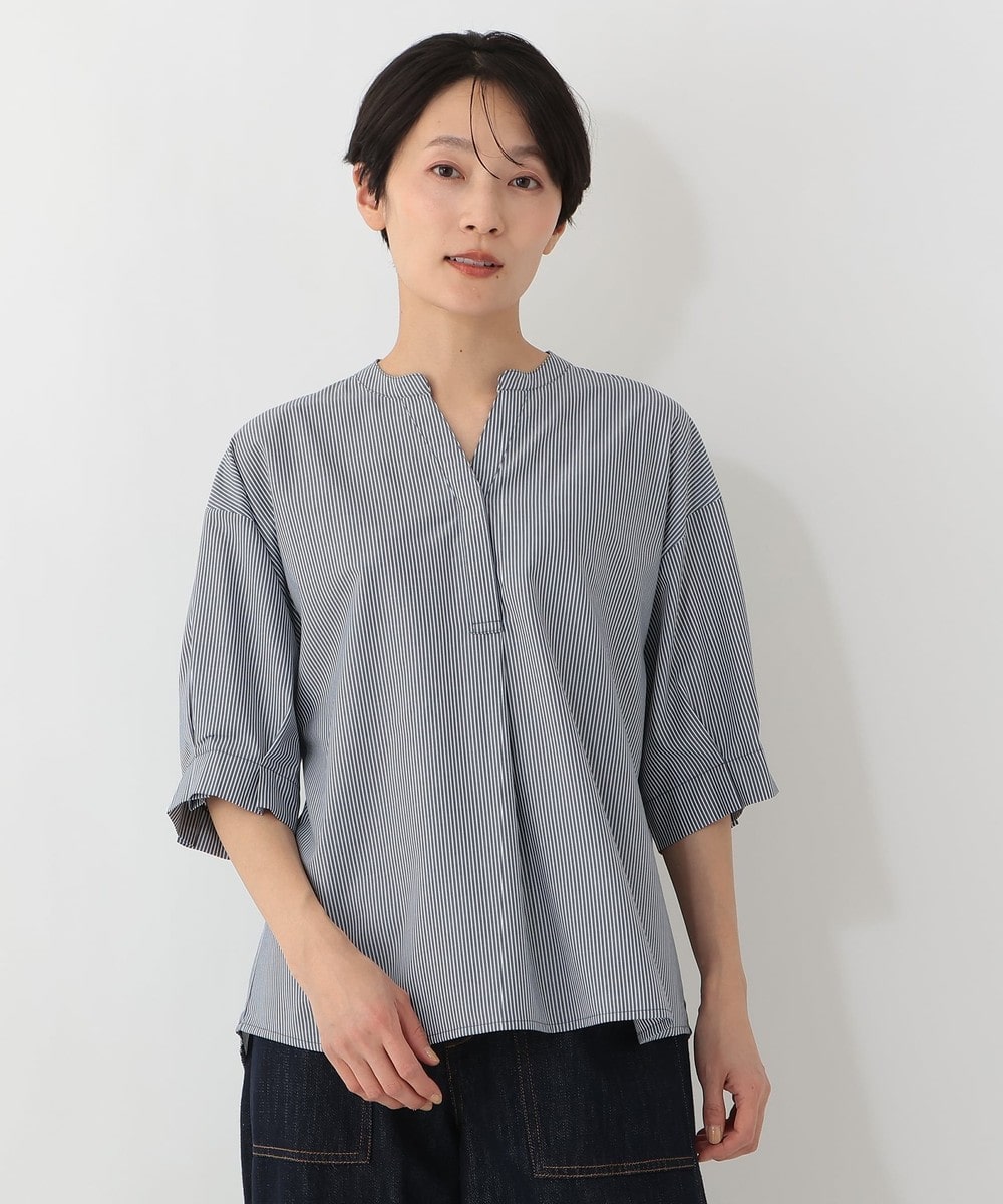 シャツ・ブラウス 【接触冷感 UVカット 吸水速乾 抗菌防臭】バンセルクールスキッパーブラウス