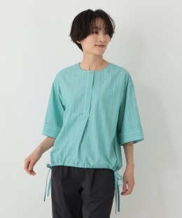 バンセルクール裾リボンブラウス