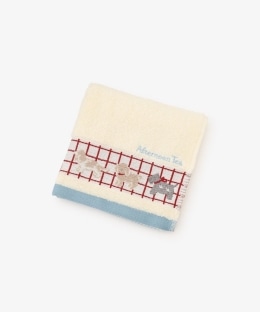 アニマル刺繍ミニタオル