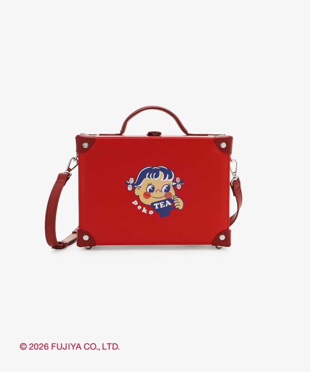ショルダーバッグ ミニトランク型バッグ/Peko