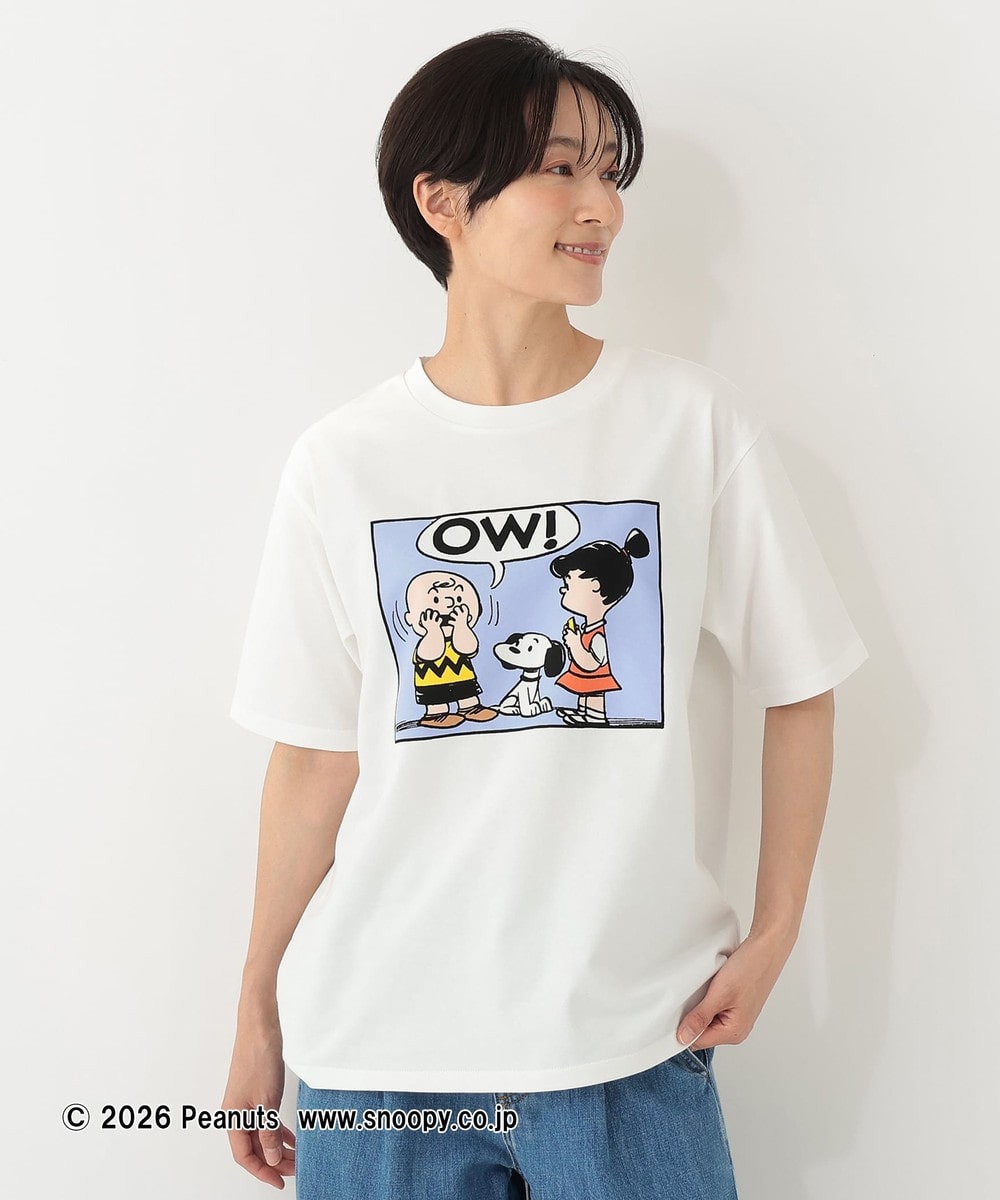 Tシャツ・カットソー プリントTシャツ OW!/PEANUTS
