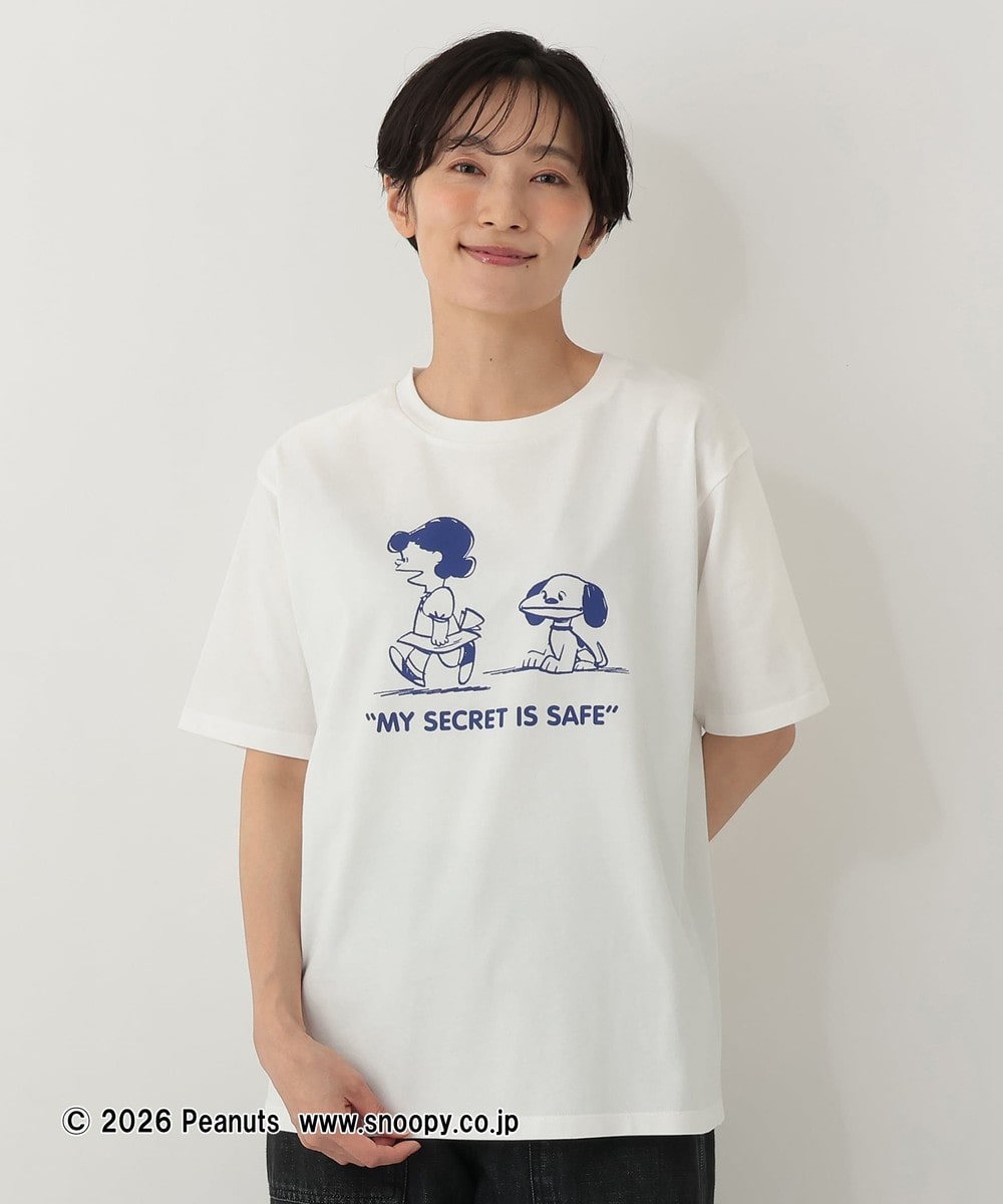 Tシャツ・カットソー プリントTシャツ MY SECRET/PEANUTS