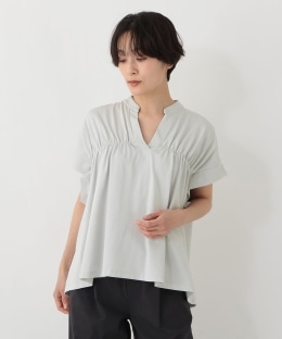 【接触冷感】シャーリングスキッパープルオーバー