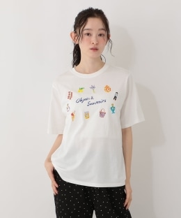 プリントTシャツ/miyo tsuchiya