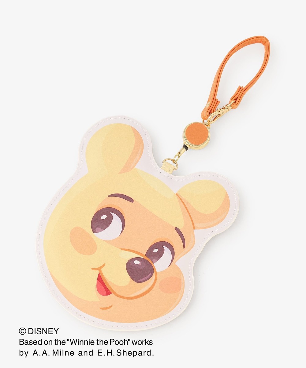 パスケース・IDケース コードリール付きパスケース/ディズニーコレクション・Winnie the Pooh