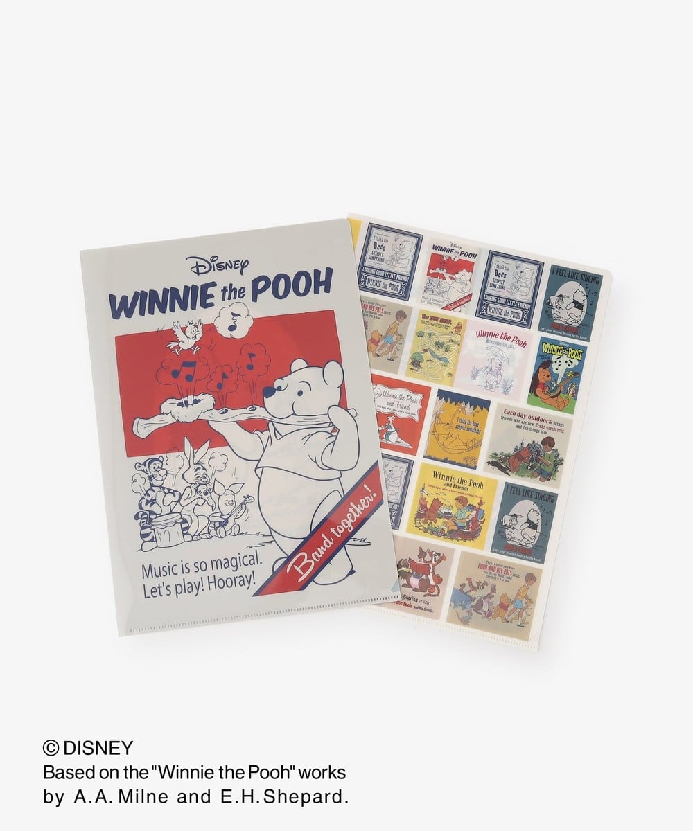 文房具・ステーショナリー小物 A4ファイル 2枚セット/ディズニーコレクション・Winnie the Pooh