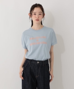 タイポグラフィフレンチスリーブTシャツ