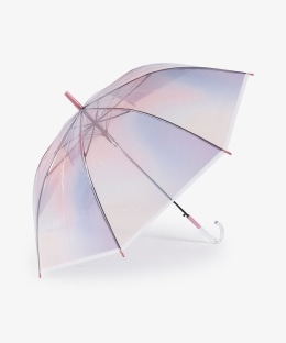 グラデーションクリア長傘 雨傘