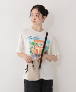 【500mlボトル収納可 撥水】ミニショルダーバッグ